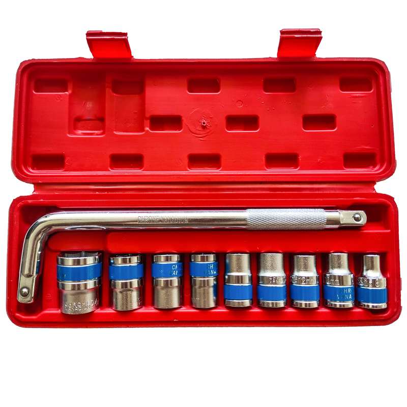 آچار بکس و سری بکس مدل FTJ 6652 مجموعه 10 عددی آچار بکس و سری بکس مدل FTJ 6652 مجموعه 10 عددی