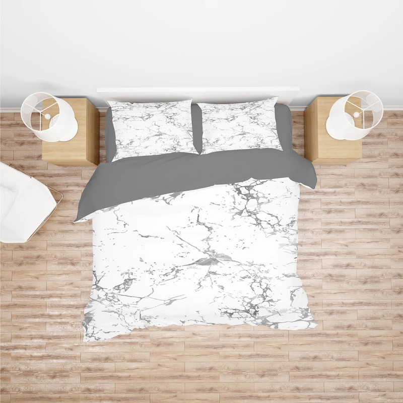 سرویس روتختی مدل سنگ مرمری 2 نفره 5 تکه