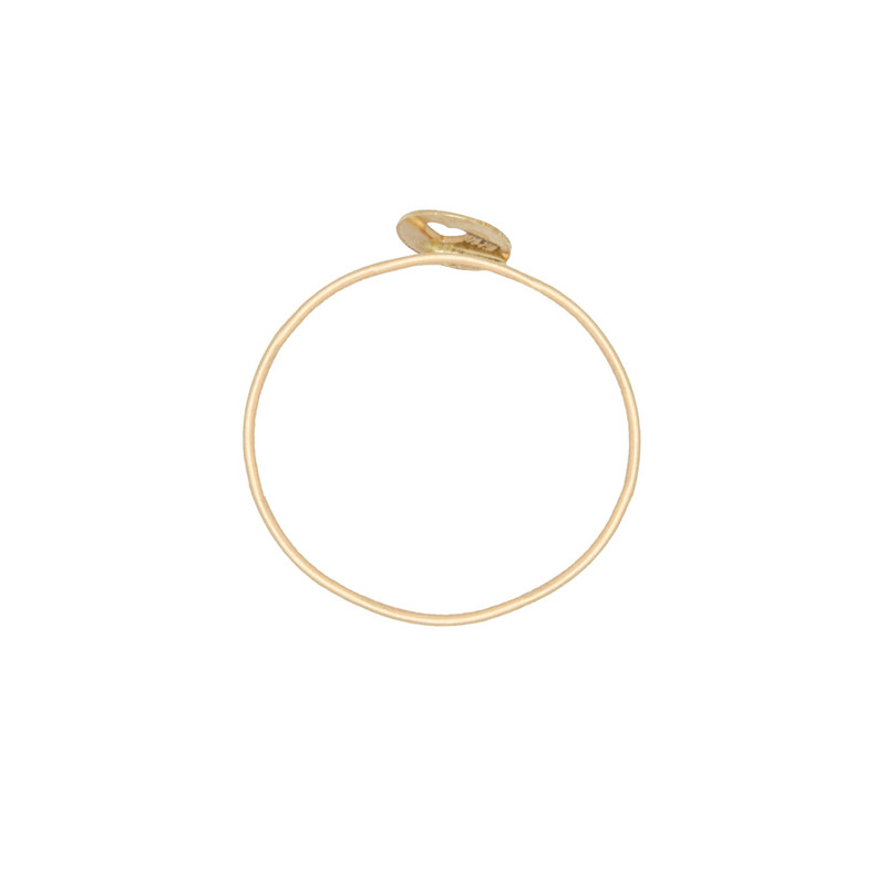 انگشتر طلا 18 عیار زنانه مایا ماهک مدل دایره MR1399  - 3