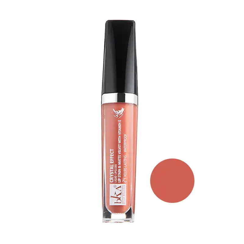 رژ لب مایع بکا کد LG374143 مجموعه 3 عددی به همراه کیف آرایش کد VG