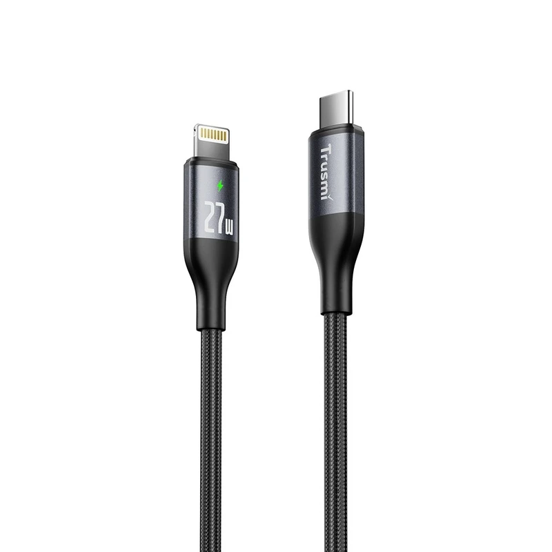 کابل تبدیل usb-C به لایتنینگ تراسمی مدل CA12-03 طول 1 متر