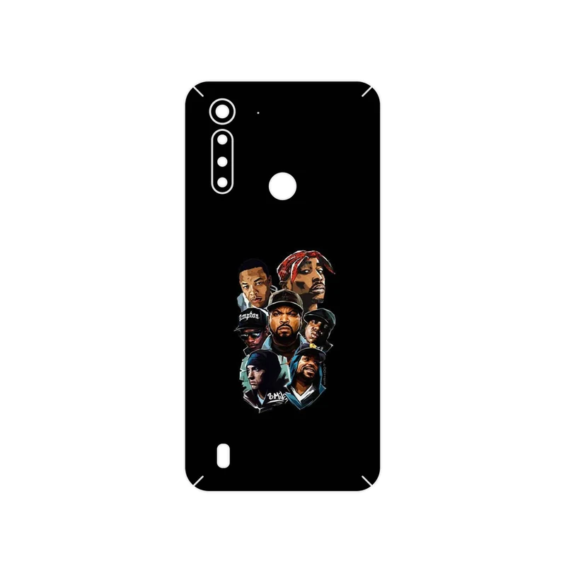 برچسب پوششی ماهوت مدل Great Rappers Digital Art مناسب برای گوشی موبایل موتورولا Moto G8 Power Lite