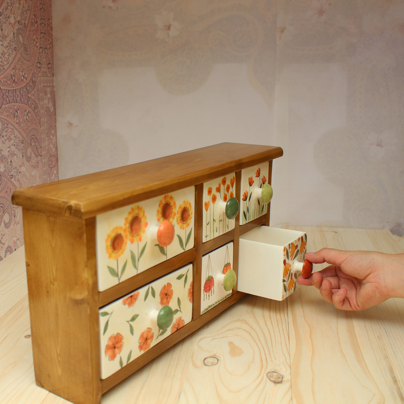 فایل کشویی مدل شش کشو ترکیبی کد 8