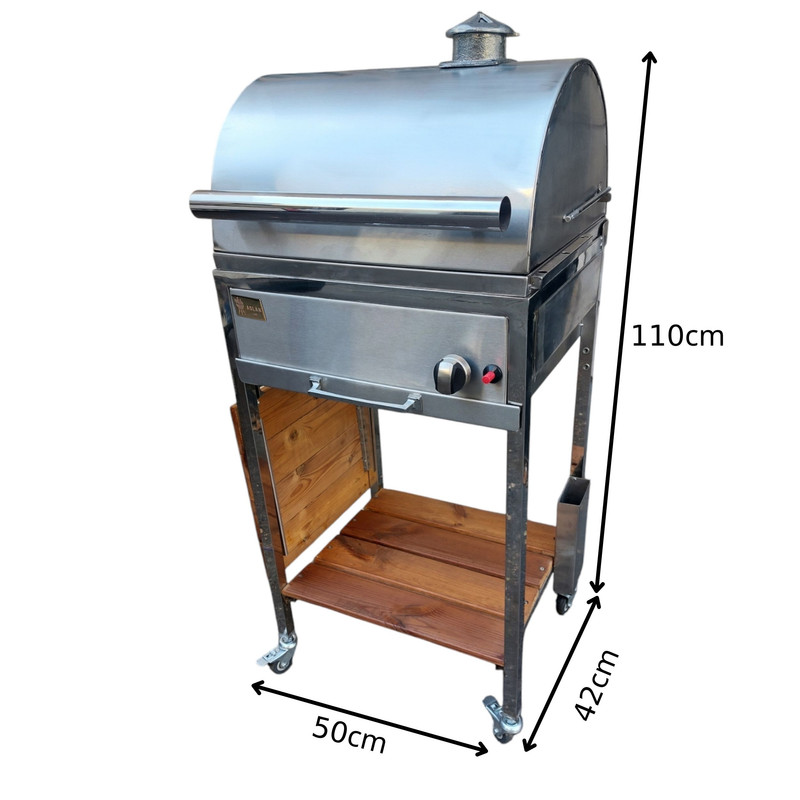 باربیکیو اصلان مدل E50 تماما استیل