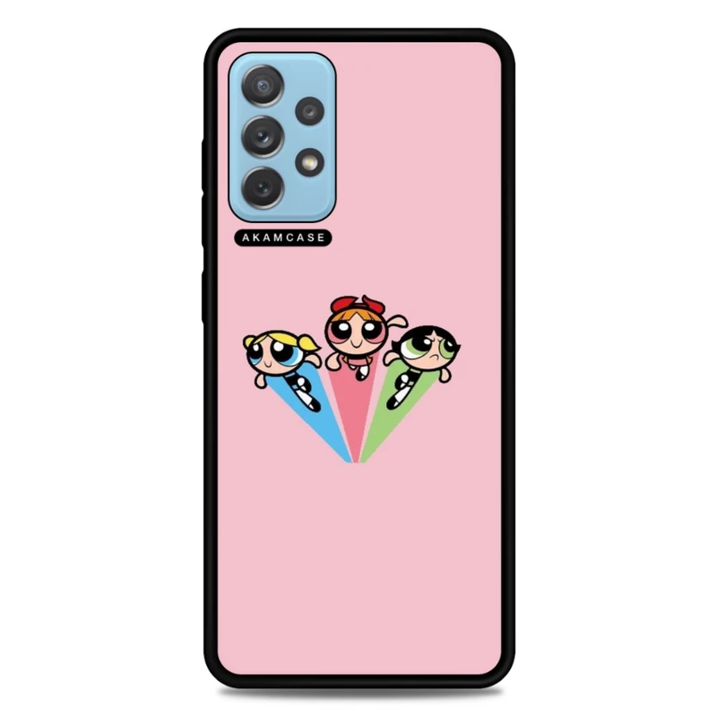 کاور آکام مدل AMCWSGA72-POWERPUFF GIRLS-10 مناسب برای گوشی موبایل سامسونگ Galaxy A72