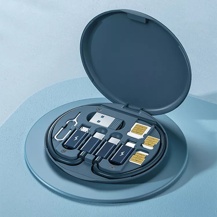 کابل تبدیل توپیاتک مدل USB-C به USB-C/ لایتنینگ/ USB  micro USB مدل 40w طول 0.21 متر