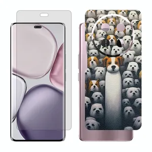 Glass Together model matte screen protector suitable for Honor X9c mobile phone with back cover sticker