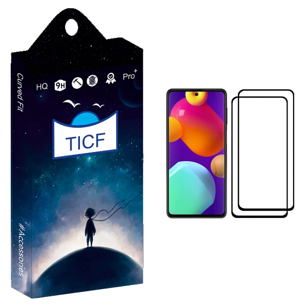 محافظ صفحه نمایش تی ای سی اف مدل +HD مناسب برای گوشی موبایل سامسونگ Galaxy M62 بسته دو عددی