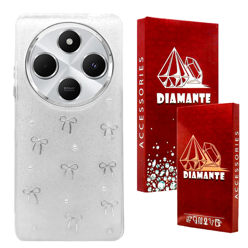 کاور دیامانته مدل Bowtie rd مناسب برای گوشی موبایل شیائومی Redmi 14C
