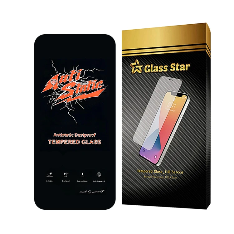 محافظ صفحه نمایش آنتی استاتیک گلس استار مدل ANTIDUSTSNW مناسب برای گوشی موبایل اپل iPhone 14/iPhone 13/iPhone 13 Pro