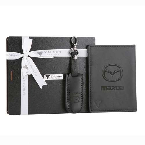 ست هدیه چرم یلسان مدل MAZDA 3 کد SET-300-30-GS
