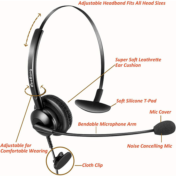 هدست تلفن بابانگ مدل BNG308002