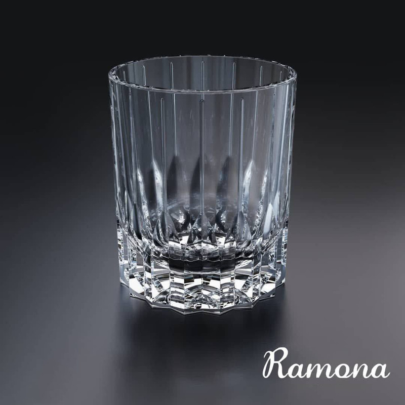 لیوان شیشه و بلور اصفهان مدل رامونا بسته 6 عددی