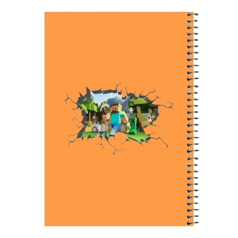 دفتر مشق 80 برگ اس جی مدل ماینکرفت کد۶   