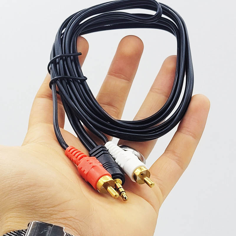 فیش صدا و تصویر مدل کابل 1 به 2 صدا