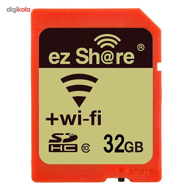 کارت حافظه SDHC ایزی شر کلاس 10 ظرفیت 32 گیگابایت همراه با Wifi