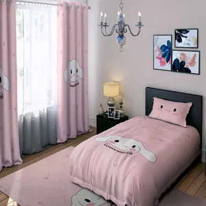 سرویس خواب مدل دخترانه کد ۰۹۳۰ یک نفره ۴ تکه