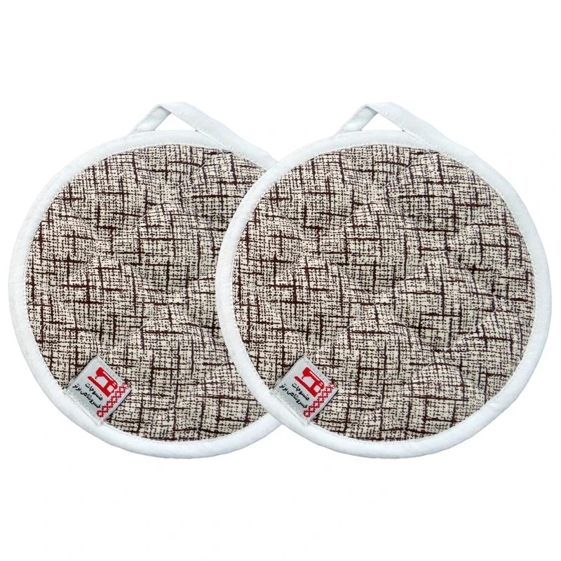 دستگیره منسوجات خسروشاهی برتر مدل  گرد کد DGM165 بسته 2 عددی