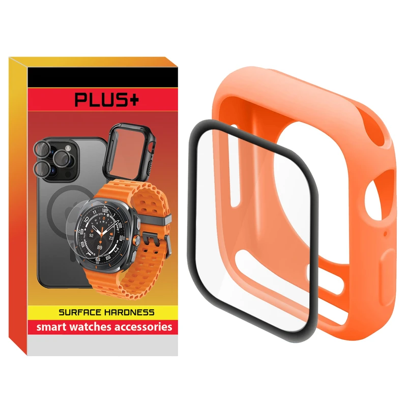 کاور پلاس مدل Jelly Shield PL مناسب برای اپل واچ سری 7/8/9 سایز 41 میلی متری به همراه محافظ صفحه نمایش