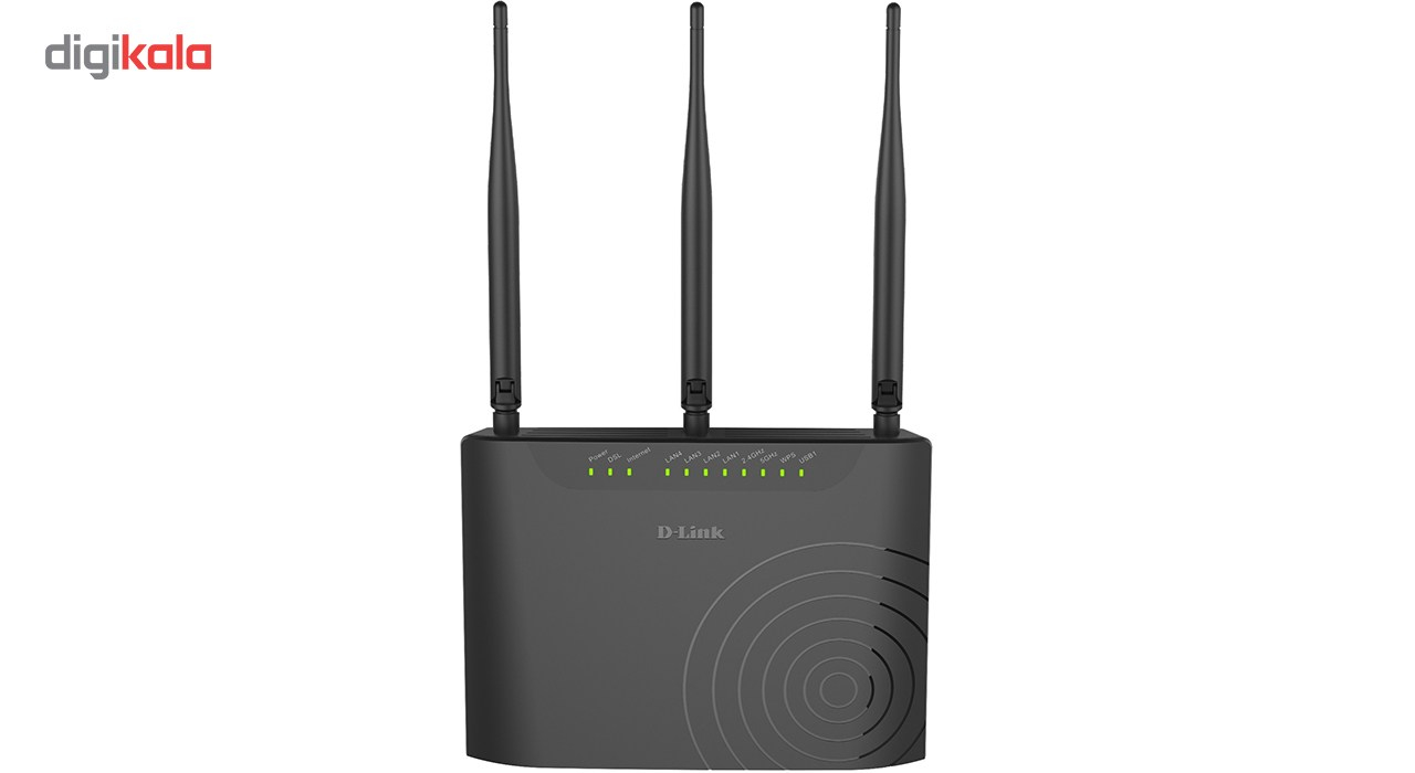 مودم روتر بی‌سیم ADSL2 Plus و VDSL2 Plus دی-لینک مدل DSL-2877AL