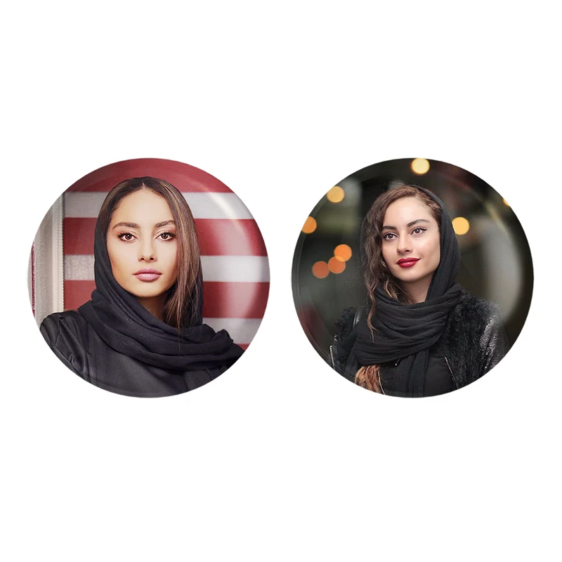 مگنت خندالو مدل ترلان پروانه کد 62686267 مجموعه 2 عددی