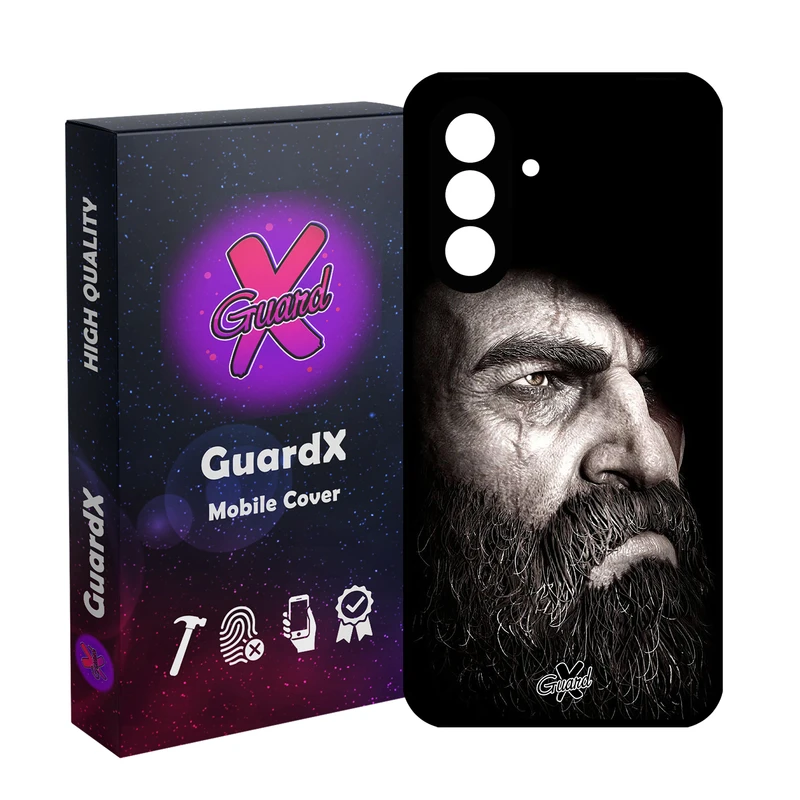 کاور گارد ایکس طرح God of War مدل 10100 مناسب برای گوشی موبایل سامسونگ Galaxy S25 FE