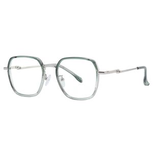 فریم عینک طبی مربعی زنانه مدل TJ837 C432-p81 Contrast Pearl Harbor مناسب برای صورت بیضی