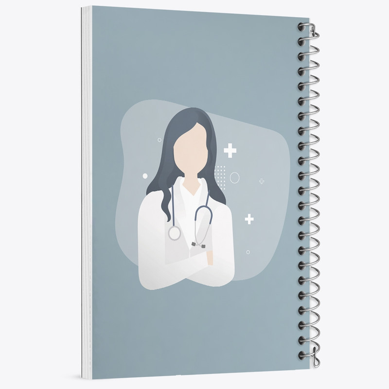 دفتر مشق 100 برگ خندالو طرح دکتر کد F2790