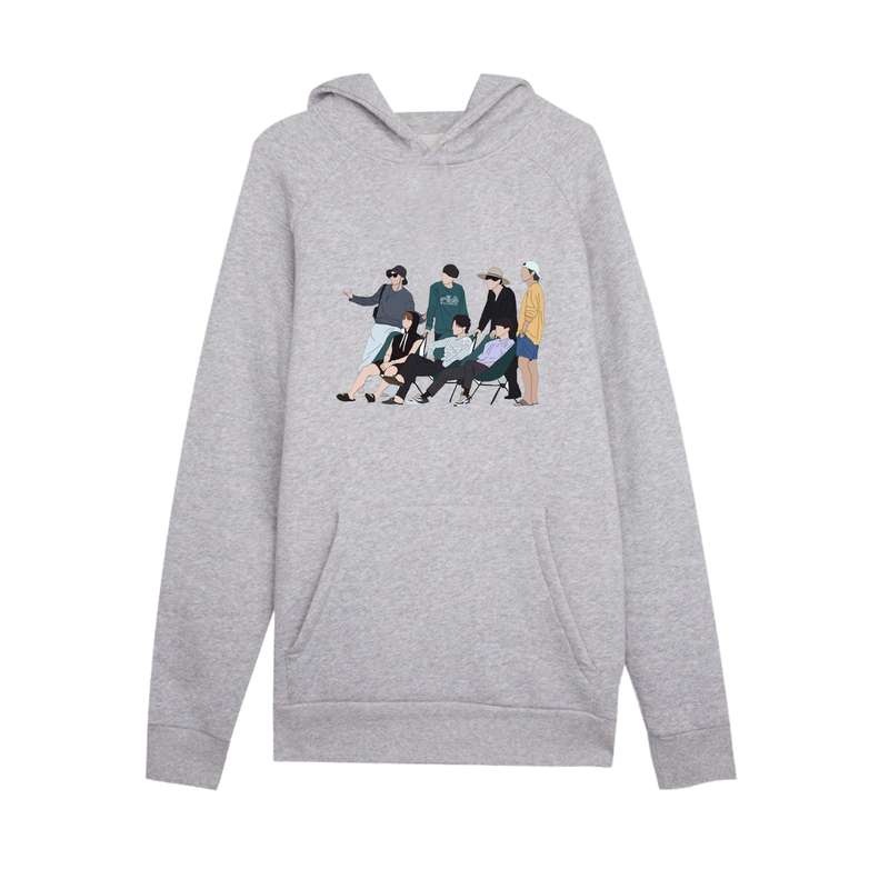 هودی زنانه مدل bts کد 2387