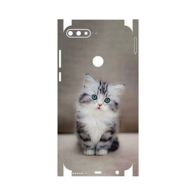 برچسب پوششی ماهوت مدل Full skin-Cat-2 مناسب برای گوشی موبایل هوآوی Y7 Prime 2018