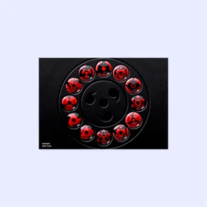 پوستر هومرو مدل فلزی طرح انیمه ناروتو کد PS1287