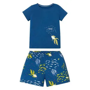 ست تی شرت آستین کوتاه و شلوارک دخترانه لوپیلو مدل 263