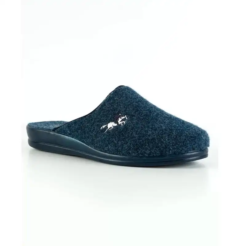 دمپایی مردانه مادام کوکو مدل Saville Lacivert