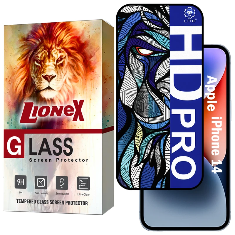 محافظ صفحه نمایش لایونکس مدل LITOHDL مناسب برای گوشی موبایل اپل iPhone 14