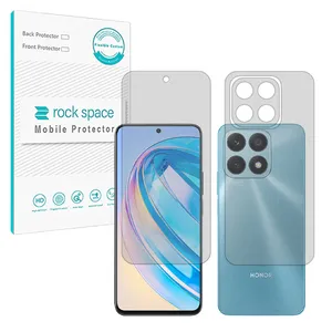 Rock space Resistant model transparent screen protector suitable for Honor X8a Mobile phone along with the back protector