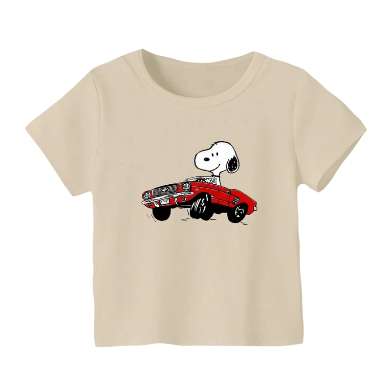 تی شرت آستین کوتاه بچگانه مدل اسنوپی کد ۸۰