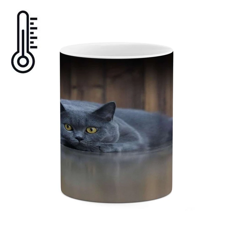 ماگ حرارتی کاکتی مدل گربه کد mgh14160