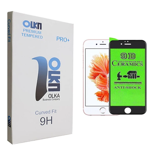 محافظ صفحه نمایش 9D الکا مدل +PRO مناسب برای گوشی موبایل اپل iphone 6 / 6s