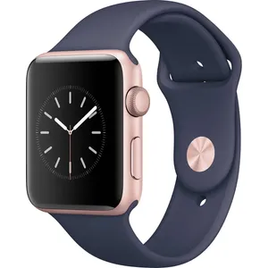 ساعت هوشمند اپل واچ سری 2 مدل 42mm Rose Gold Case with Midnight Blue Sport Band