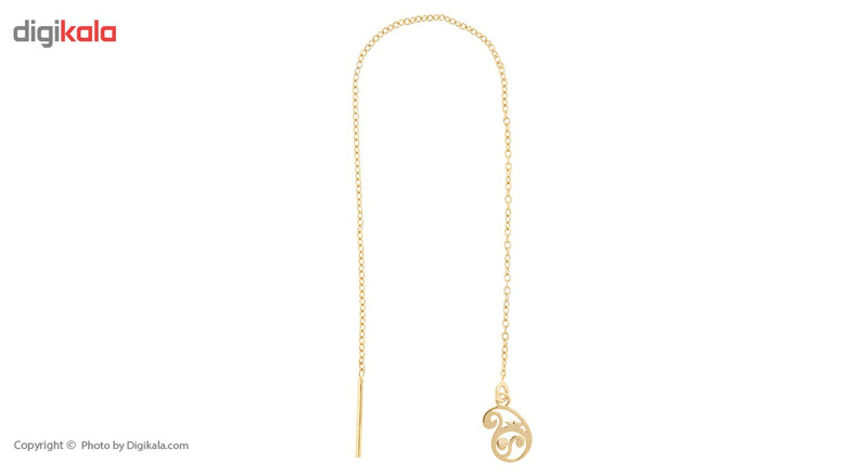 گوشواره طلا 18 عیار رزا مدل EGB19