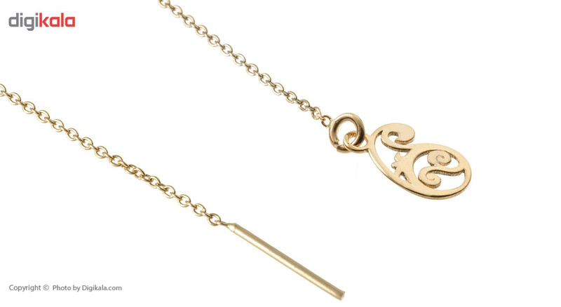 گوشواره طلا 18 عیار رزا مدل EGB19