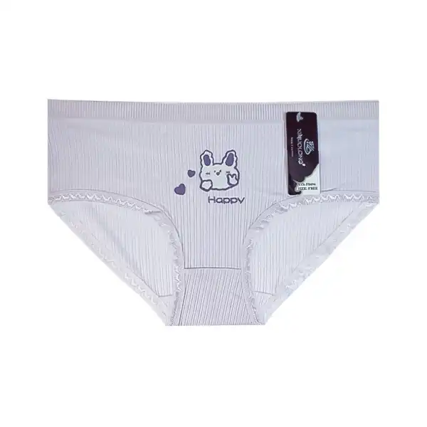 شورت زنانه مدل نخ پنبه طرح خرگوش و توت فرنگی کد 86944