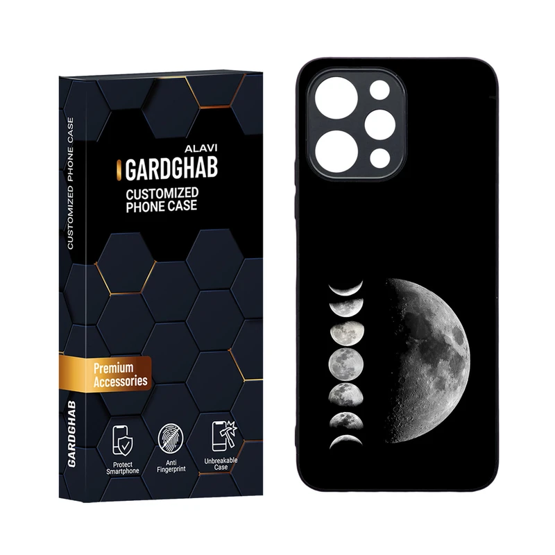 کاور گارد قاب مدل دورژله ای کهکشان مناسب برای گوشی موبایل شیائومی Redmi 12 4G / 5G
