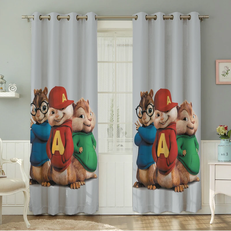 پرده نیروانا طرح  کودک مدل مخمل کد 8142 سایز 140×280 سانتی متر