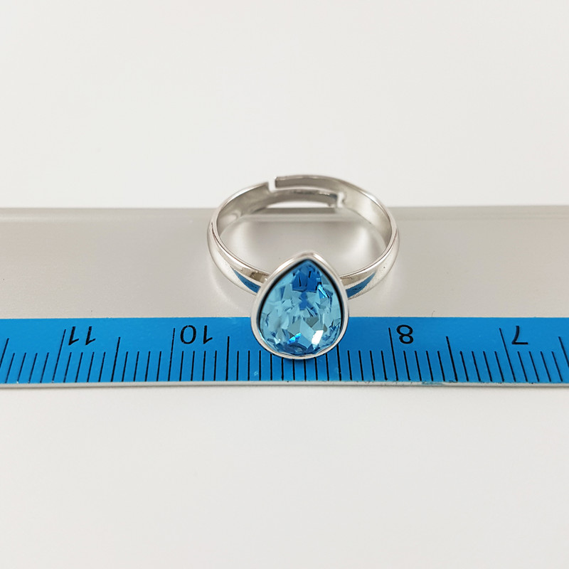 انگشتر زنانه ژوپینگ مدل اشک کد XP525 انگشتر زنانه ژوپینگ مدل اشک کد XP525