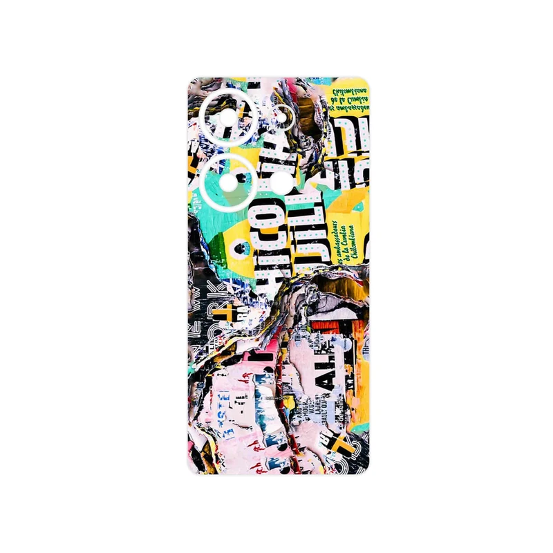 برچسب پوششی ماهوت مدل Collage of Teared Paper مناسب برای گوشی موبایل شیائومی Redmi Note 13 Pro 4G