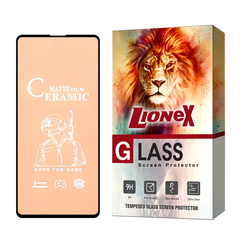 محافظ صفحه نمایش سرامیکی مات لایونکس مدل CERMAL مناسب برای گوشی موبایل شیائومی Redmi Note 12 Pro 4G / Note 12 Pro 5G / Note 12 Pro Plus / Poco X5 Pro