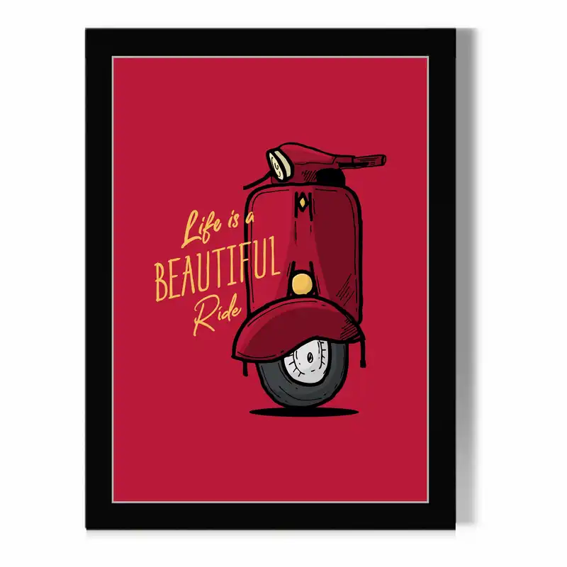 تابلو دکوراتیو مدل وسپا BVE1