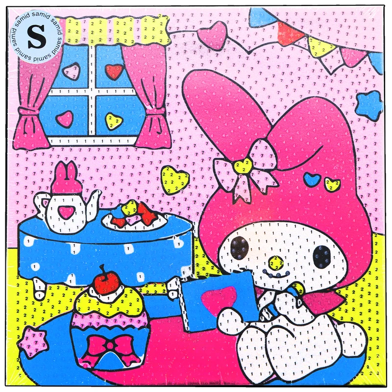 بازی آموزشی سمید مدل ساخت تابلو نقاشی الماسی طرح ملودی