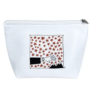 کیف لوازم آرایش دخترانه خندالو مدل ساعت و ستاره ها کد 9304